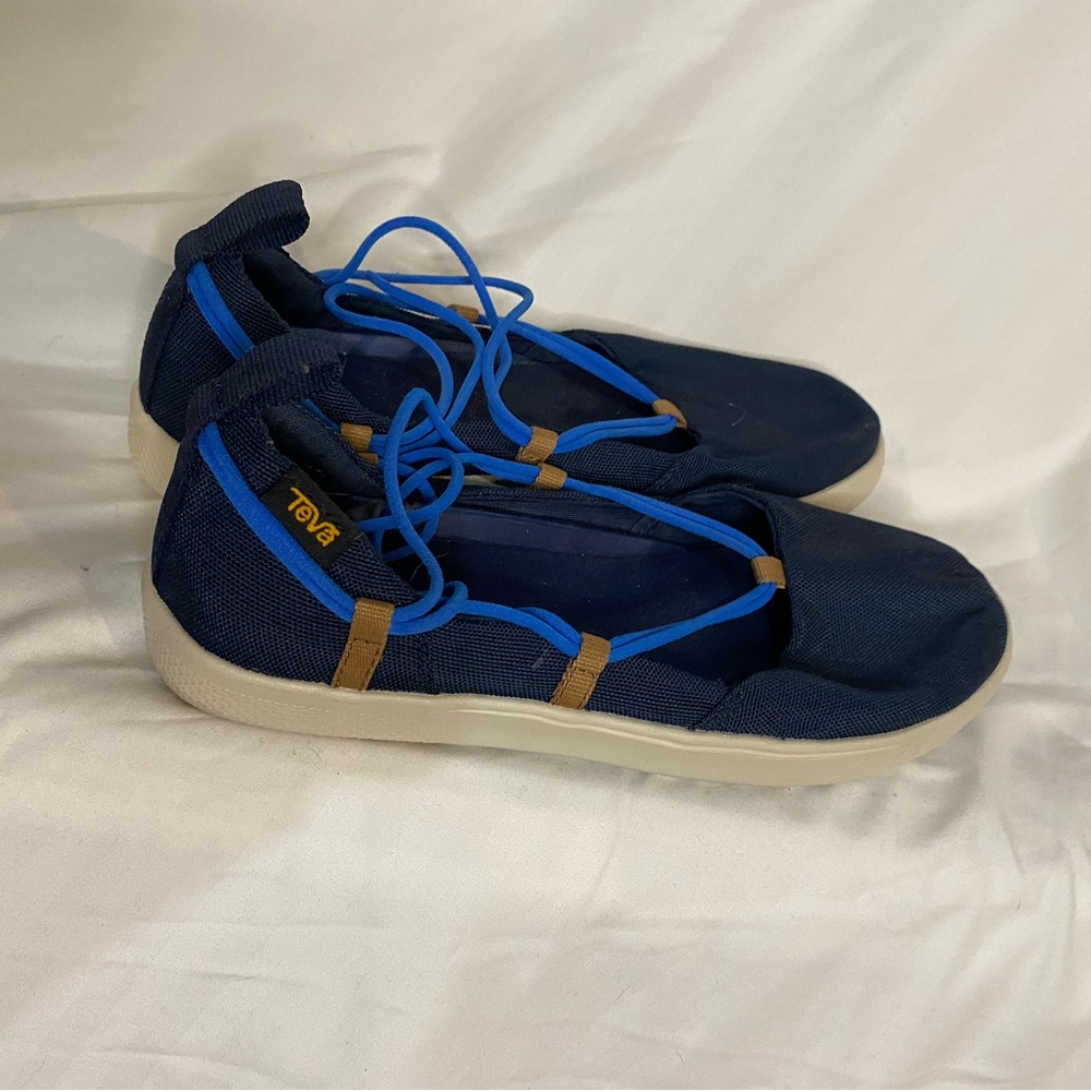 Teva womens  Navy and Blue sneakers size 8